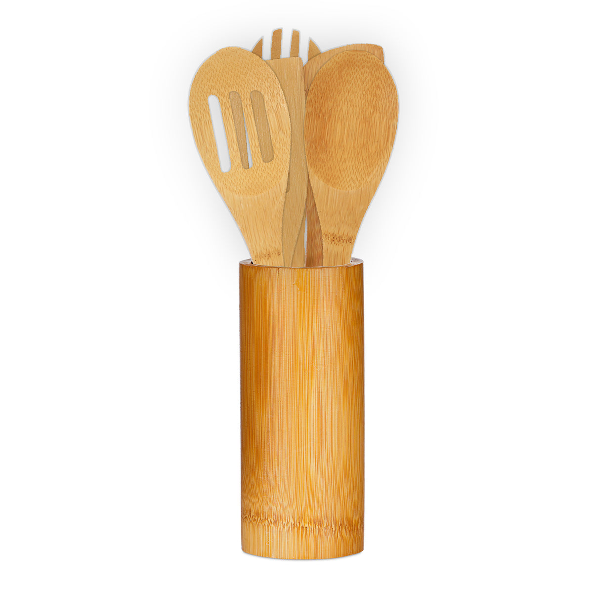 Wooden Kitchen Utensil Set Uncoated Dishwasher Safe Bamboo Cooking