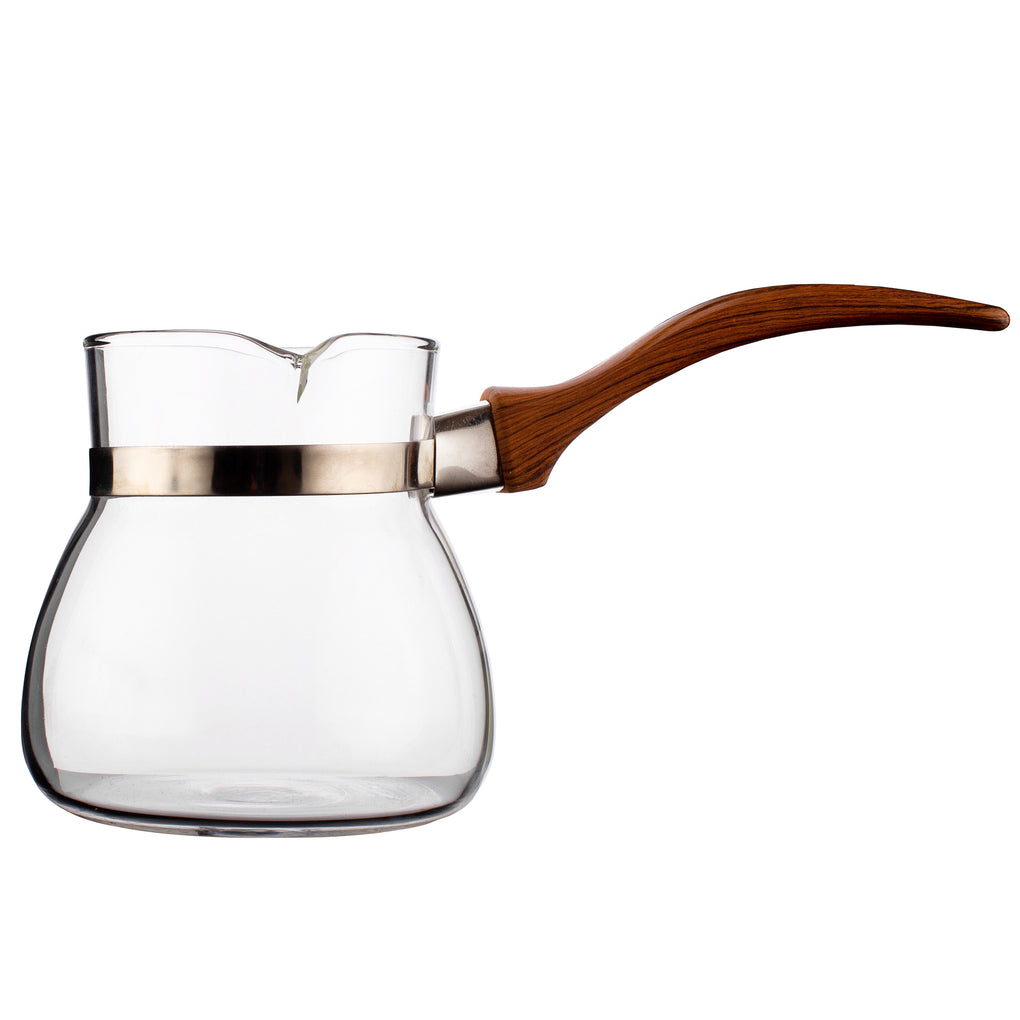 Fire Pot Tea glass Coffee Pot, Juice Pot Heated directly Borosilicate