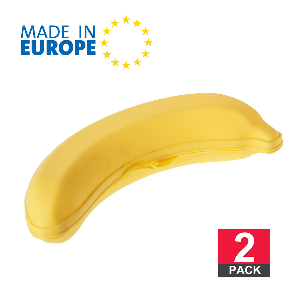 Banana-shaped Plastic Storage Box, Portable Fresh Keeper For
